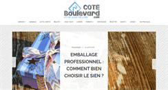 Desktop Screenshot of coteboulevard.com